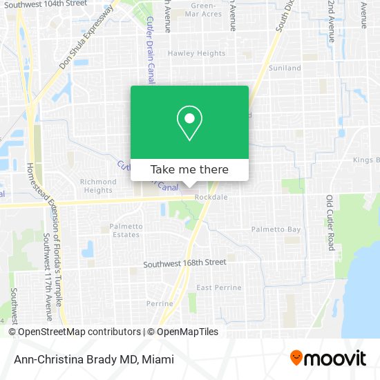 Ann-Christina Brady MD map