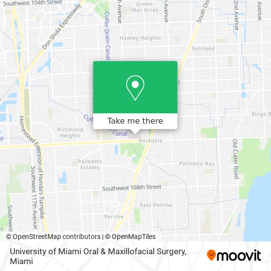 University of Miami Oral & Maxillofacial Surgery map