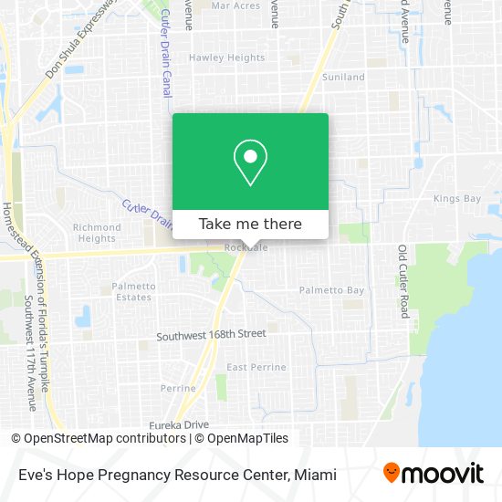 Eve's Hope Pregnancy Resource Center map