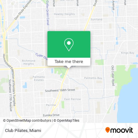 Club Pilates map