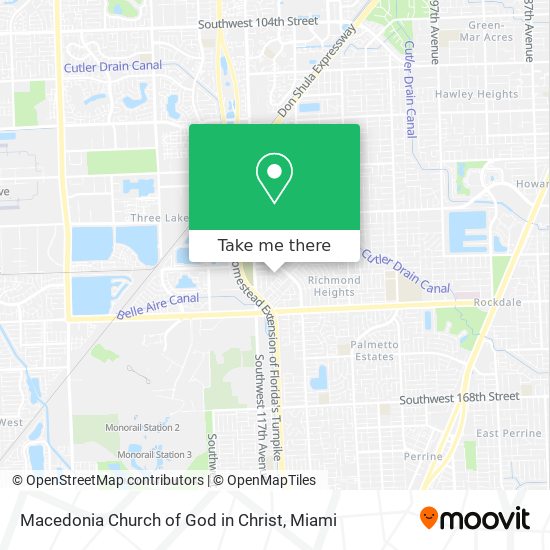 Macedonia Church of God in Christ map