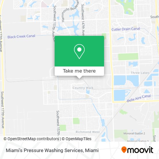 Mapa de Miami's Pressure Washing Services