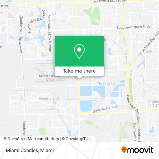 Mapa de Miami Candies