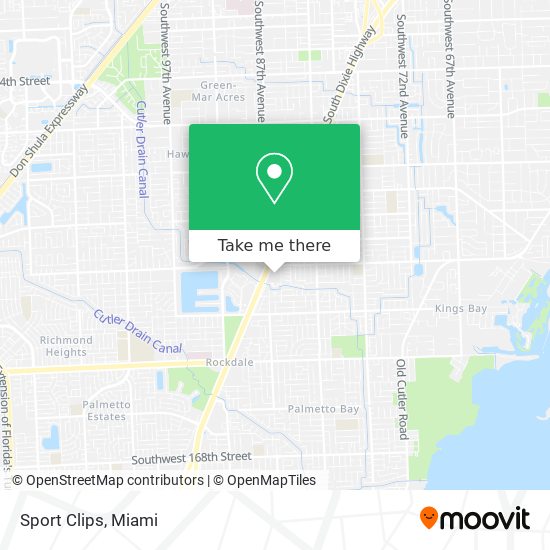 Sport Clips map