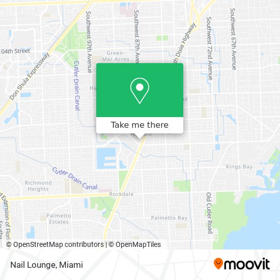 Mapa de Nail Lounge
