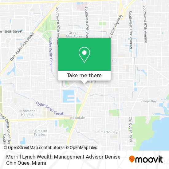 Merrill Lynch Wealth Management Advisor Denise Chin Quee map