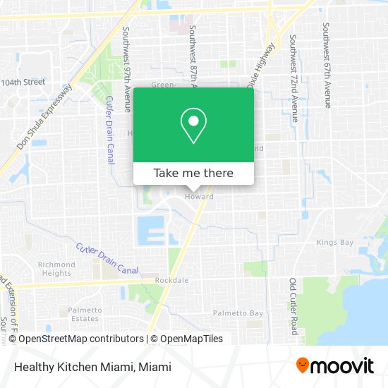 Mapa de Healthy Kitchen Miami