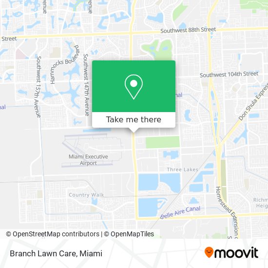 Branch Lawn Care map