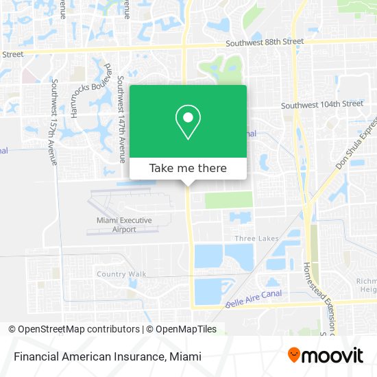 Mapa de Financial American Insurance