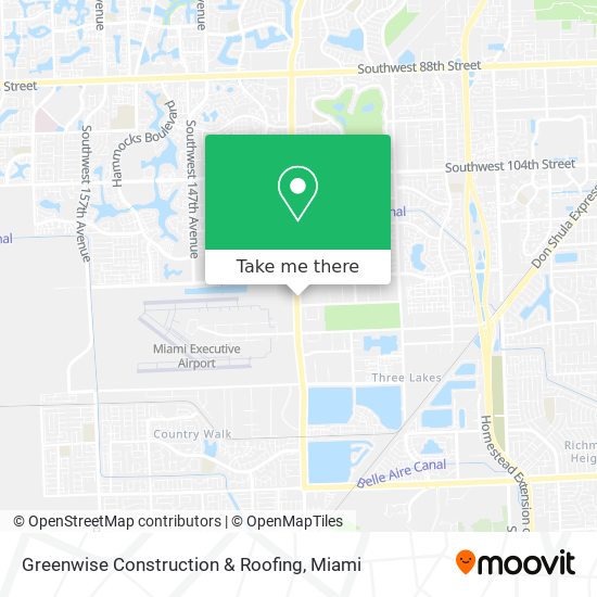 Greenwise Construction & Roofing map