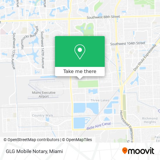 Mapa de GLG Mobile Notary