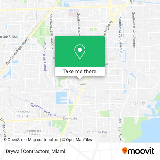 Drywall Contractors map