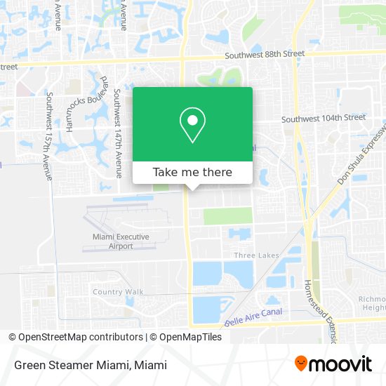 Mapa de Green Steamer Miami