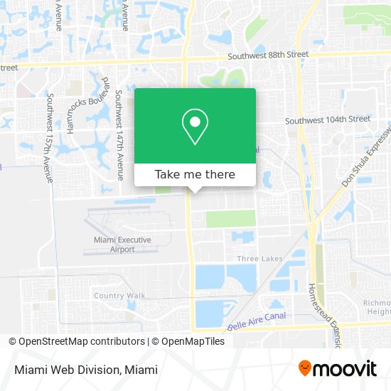 Mapa de Miami Web Division