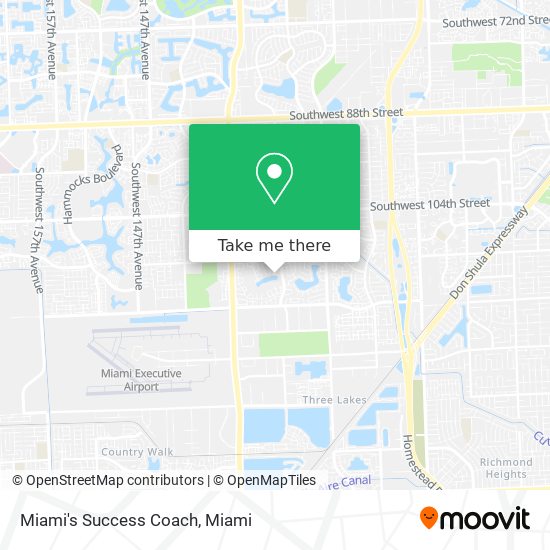 Miami's Success Coach map