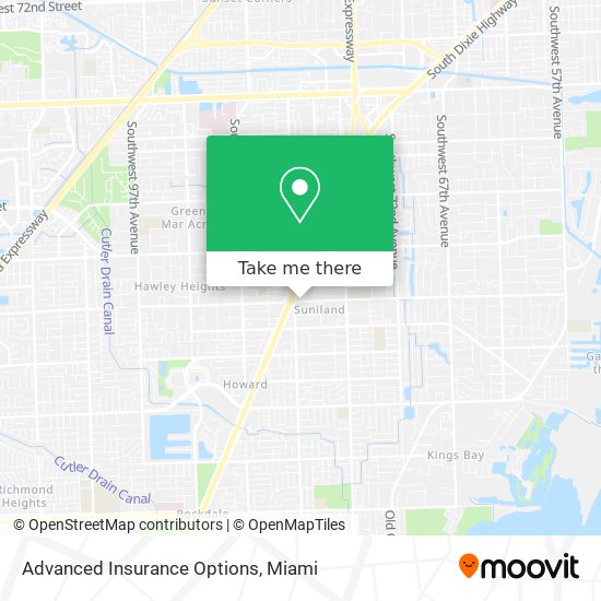 Advanced Insurance Options map