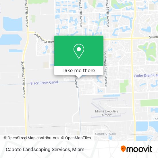 Capote Landscaping Services map