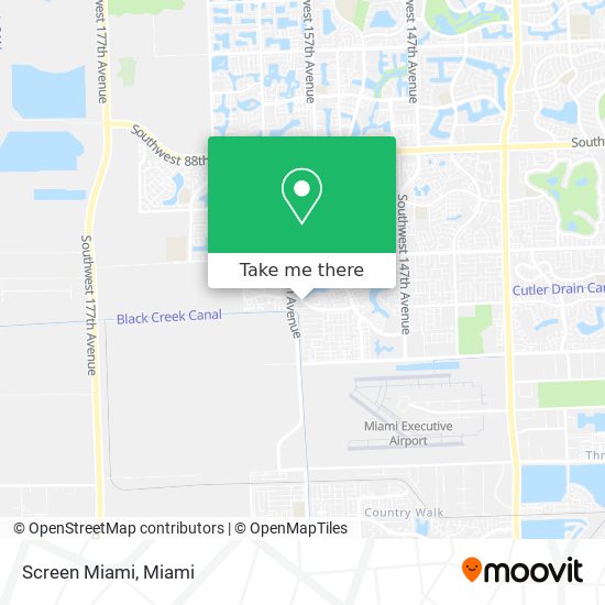Screen Miami map