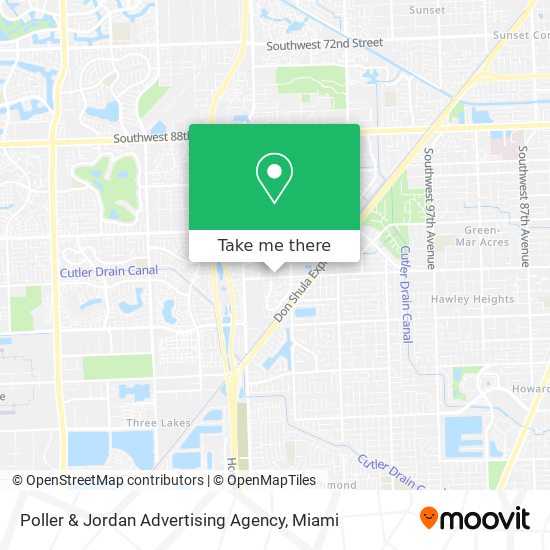 Poller & Jordan Advertising Agency map