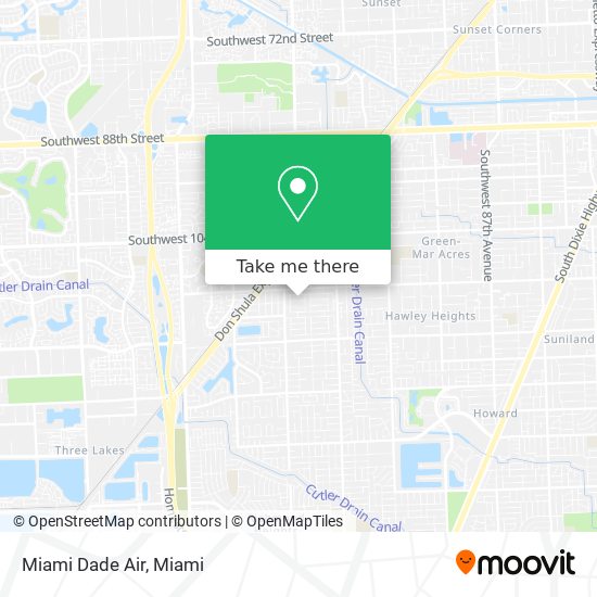 Mapa de Miami Dade Air