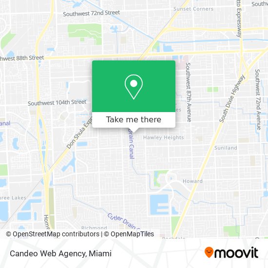 Candeo Web Agency map