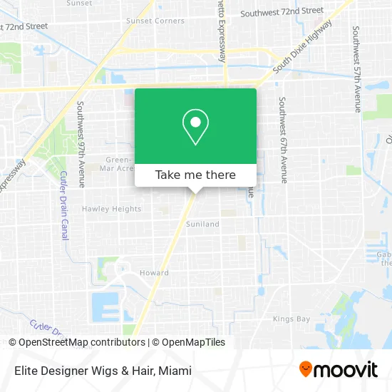 Elite Designer Wigs & Hair map