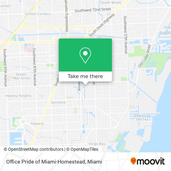Mapa de Office Pride of Miami-Homestead