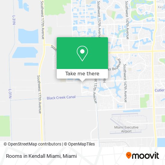 Mapa de Rooms in Kendall Miami