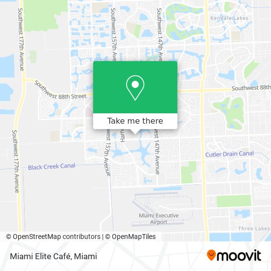 Miami Elite Café map