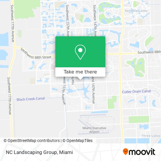 NC Landscaping Group map