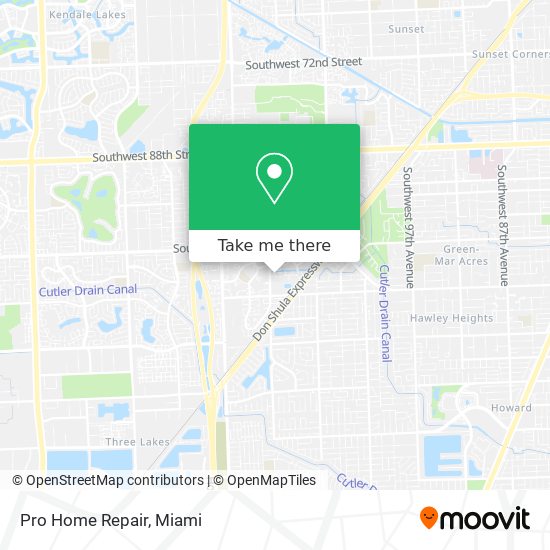 Pro Home Repair map