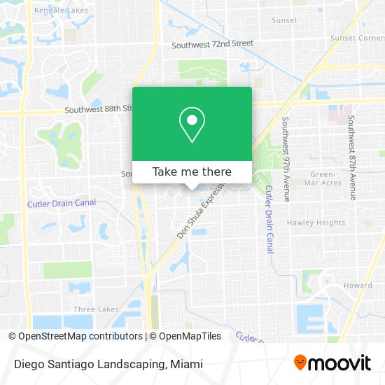 Diego Santiago Landscaping map