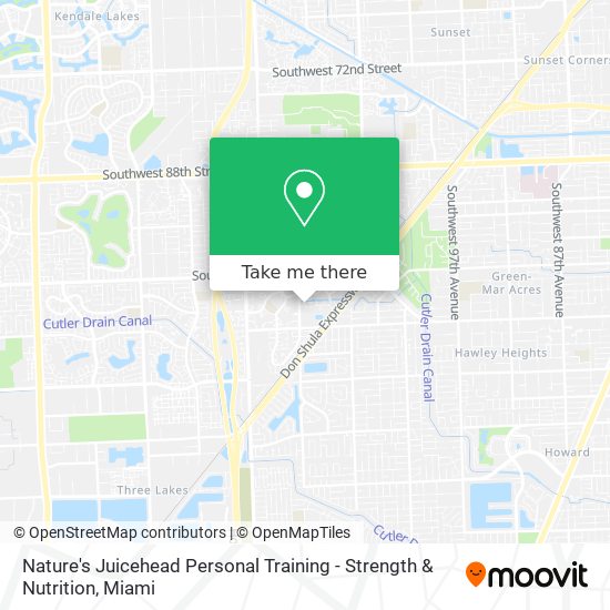 Nature's Juicehead Personal Training - Strength & Nutrition map