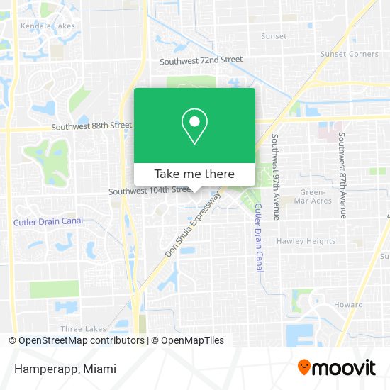 Hamperapp map