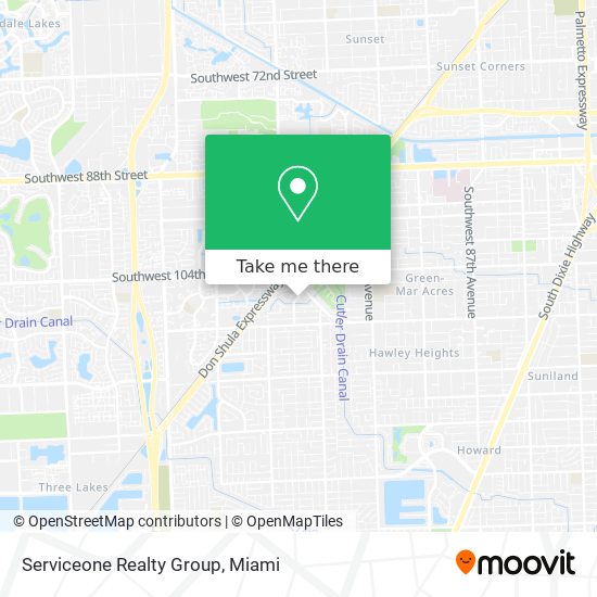 Serviceone Realty Group map