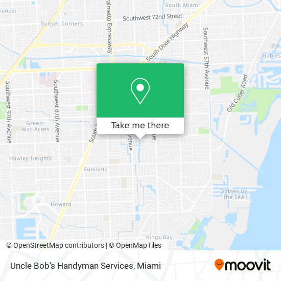 Mapa de Uncle Bob's Handyman Services