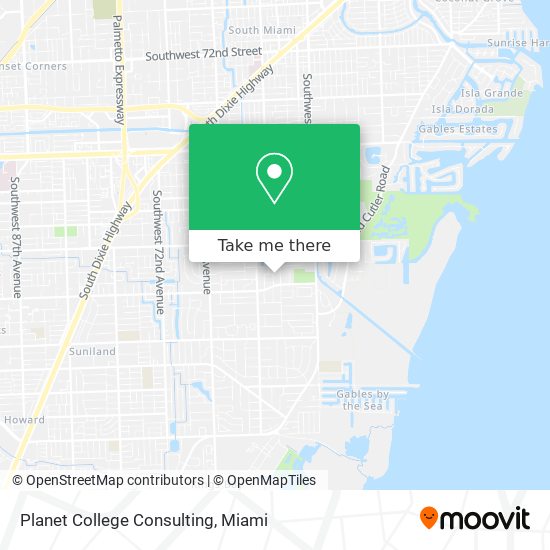 Mapa de Planet College Consulting