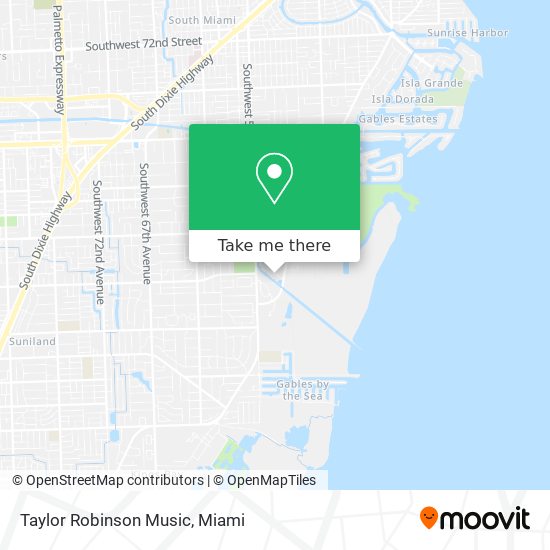 Taylor Robinson Music map