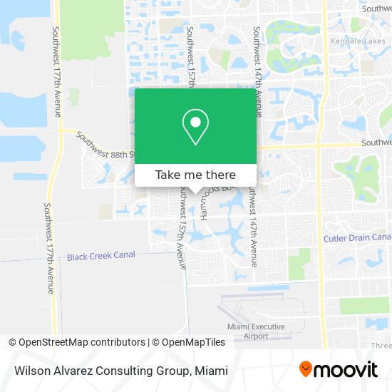 Wilson Alvarez Consulting Group map