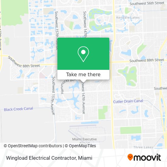 Wingload Electrical Contractor map