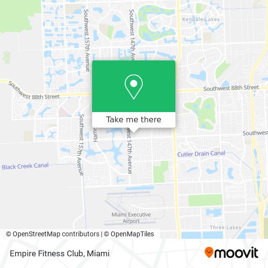 Empire Fitness Club map