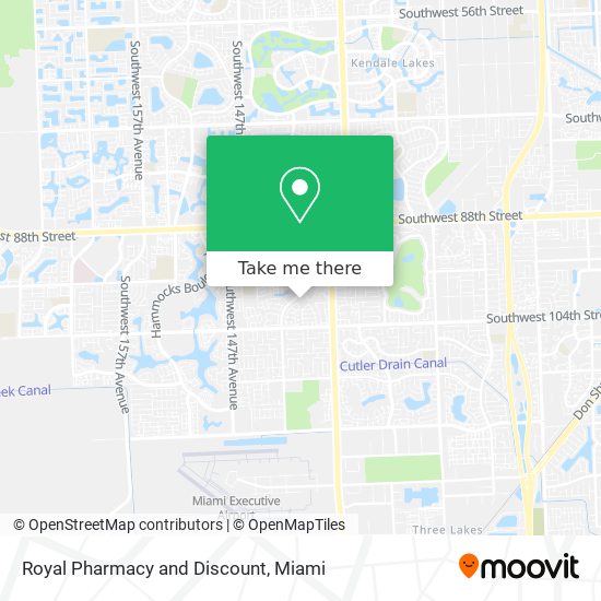 Royal Pharmacy and Discount map