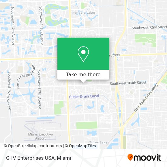 Mapa de G-IV Enterprises USA