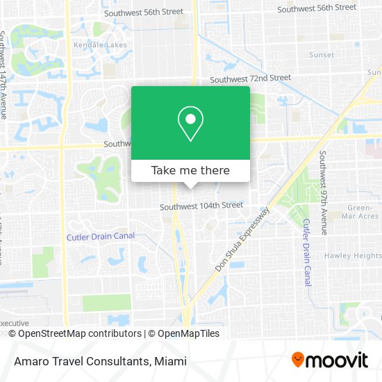 Amaro Travel Consultants map