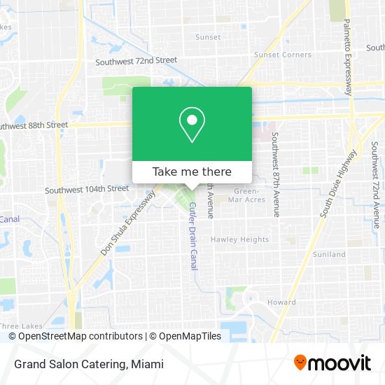 Grand Salon Catering map
