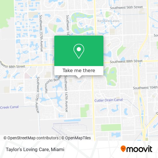 Mapa de Taylor's Loving Care