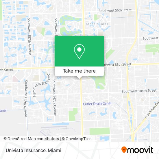 Univista Insurance map