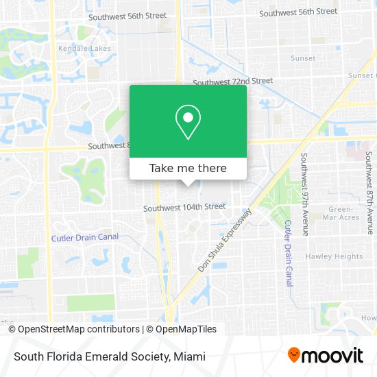 South Florida Emerald Society map