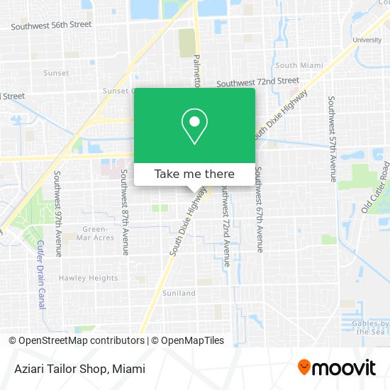 Mapa de Aziari Tailor Shop