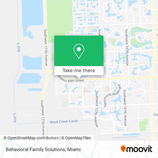 Behavioral Family Solutions map